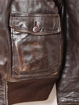 U.S. NAVY G-1 レザー フライトジャケット