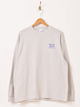 【2色展開】 プリント ロングスリーブTシャツ「Chrome Rbels」