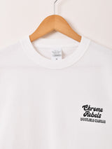 【2色展開】 プリント ロングスリーブTシャツ「Chrome Rbels」