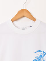 【2色展開】 プリントTシャツ「DAYTONA BEACH」