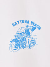 【2色展開】 プリントTシャツ「DAYTONA BEACH」