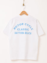 【2色展開】 プリントTシャツ「DAYTONA BEACH」