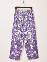 【2色展開】Backers 総柄 ウッドストック イージーパンツ