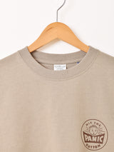 【2色展開】 プリントTシャツ「HIT THE PANIC BUTTON」