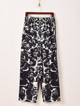 【2色展開】Backers 総柄 ウッドストック イージーパンツ