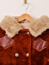 フェイクファー ロングコート