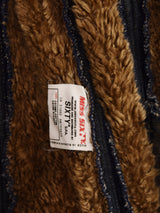 "MISS SIXTY" フェイクファー デニムロングコート