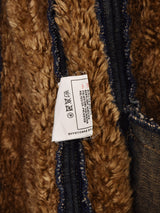 "MISS SIXTY" フェイクファー デニムロングコート