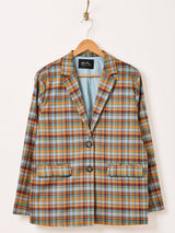 【2色展開】Meridian チェック柄 テーラードジャケット