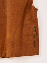 60〜70's レザーハンティングベスト