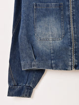 Meridian ジップアップ デニムジャケット