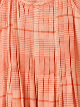 【3色展開】Emerald Motel チェック柄 プリーツ キャミソールワンピース