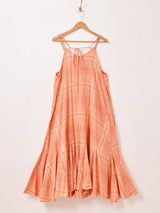 【3色展開】Emerald Motel チェック柄 プリーツ キャミソールワンピース