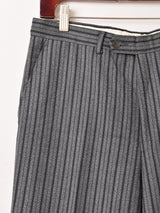 イタリア製 ストライプ ドレスパンツ W32