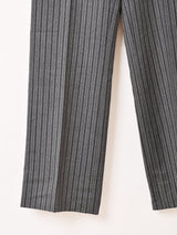 イタリア製 ストライプ ドレスパンツ W32