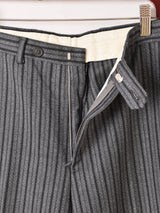 イタリア製 ストライプ ドレスパンツ W32