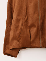 【3色展開】Meridian フェイクスエード ジャケット