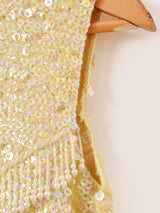 60's スパンコール ノースリーブトップス