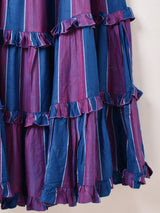 【2色展開】Emerald Motel ストライプ フリル ティアード キャミソールワンピース