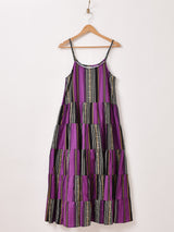 【2色展開】Emerald Motel ストライプ ティアード キャミソール ワンピース