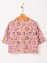 【2色展開】Emerald Motel 2トーン 刺繍 オープンカラー 半袖シャツ