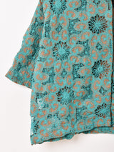 【2色展開】Emerald Motel 2トーン 刺繍 オープンカラー 半袖シャツ