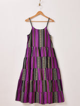 【2色展開】Emerald Motel ストライプ ティアード キャミソール ワンピース