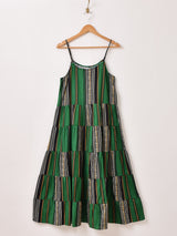 【2色展開】Emerald Motel ストライプ ティアード キャミソール ワンピース