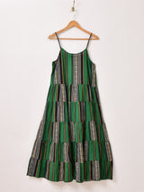 【2色展開】Emerald Motel ストライプ ティアード キャミソール ワンピース