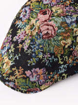 【2色展開】花柄 ゴブラン織り ハンチング