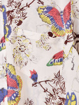 Emerald Motel バタフライ柄 半袖シャツ