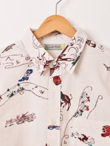 Emerald Motel ウエスタン柄 半袖シャツ