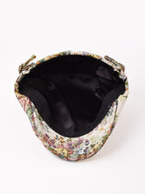 【2色展開】花柄 ゴブラン織り ハンチング