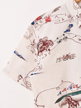 Emerald Motel ウエスタン柄 半袖シャツ