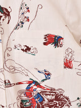 Emerald Motel ウエスタン柄 半袖シャツ