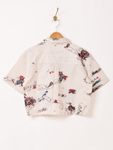 Emerald Motel ウエスタン柄 半袖シャツ