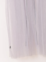 【2色展開】Meridian チュール フロントオープン キャミソールワンピース