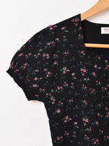 【3色展開】Elcamino 花柄 サマーニット セーター