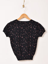 【3色展開】Elcamino 花柄 サマーニット セーター