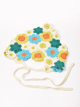 【2色展開】花柄 クロシェ バブーシュカ