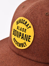 【2色展開】パッチ刺繍 ウールキャップ「BONPANE」