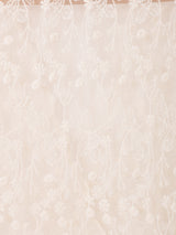 【2色展開】Meridian 花柄 チュール ノースリーブワンピース