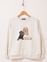 Meridian レトリバー プリントスウェットシャツ