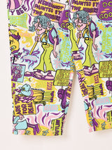 【2色展開】Backers ポップアート柄 イージーパンツ