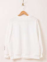 Meridian 猫と花 プリントスウェットシャツ