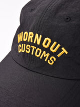 【2色展開】刺繍 ポリキャップ「WORNOUT」