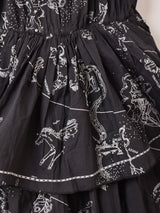 Emerald Motel 星座柄 ラッフル キャミソールワンピース