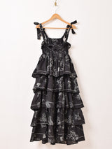 Emerald Motel 星座柄 ラッフル キャミソールワンピース