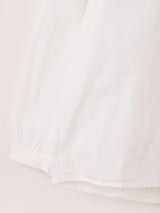 Meridian ビッグカラー 刺繍 長袖ブラウス