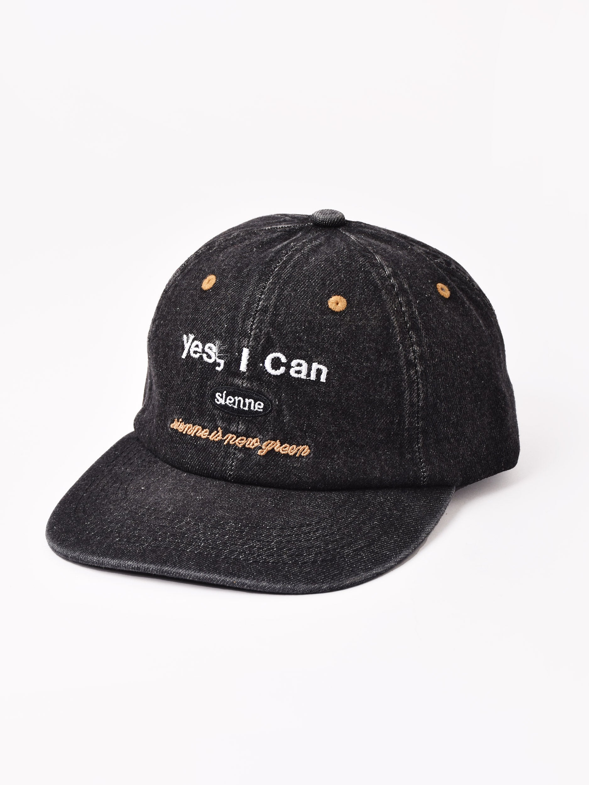 刺繍入り デニムキャップ「Yes,I Can」 – 古着屋Top of the Hillの